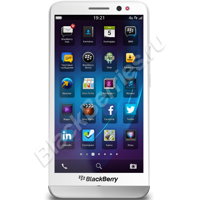 BlackBerry Z30 White 4G