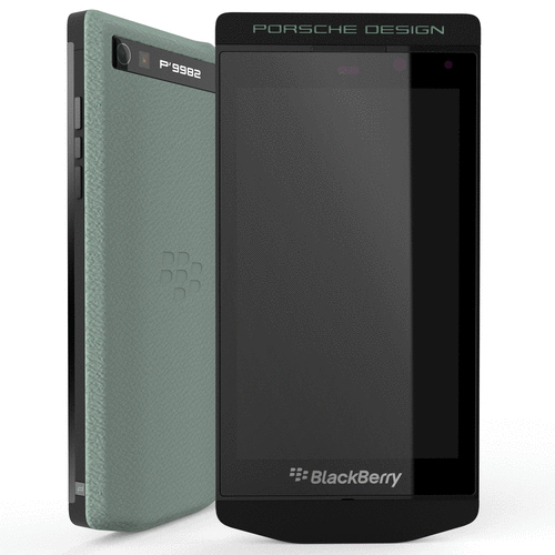 BlackBerry P’9982 Porsche Design Black Aquagreen