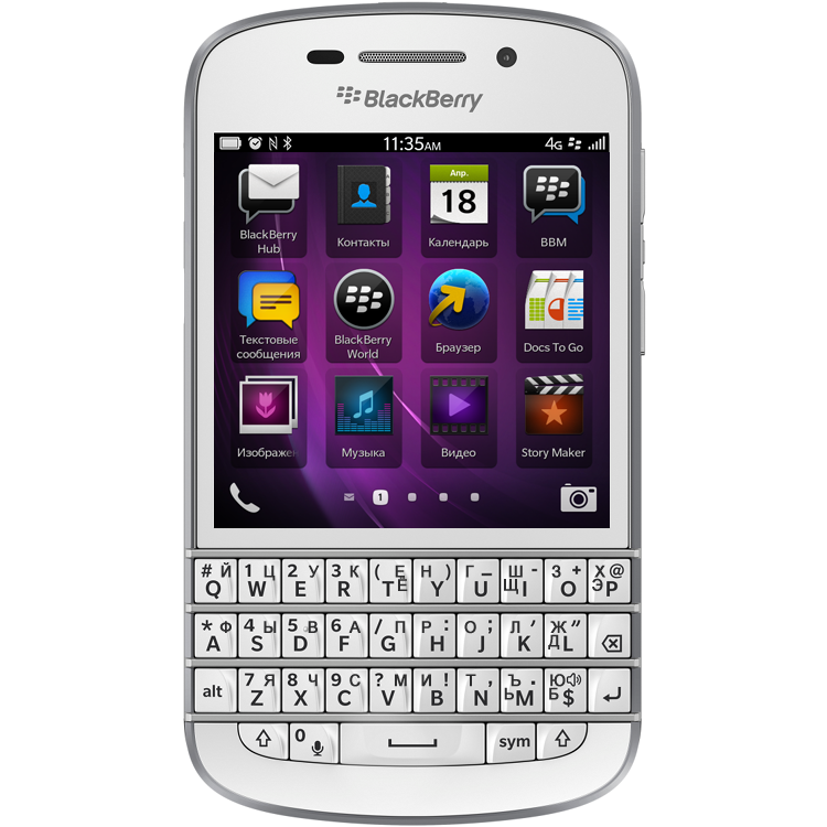 BlackBerry Q10 White 4G LTE [SQN100-3]